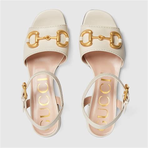 gucci white sandals womens|gucci white sandals heels.